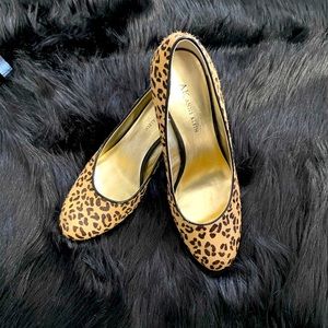 Anne Klein Cheetah Print Heels Size 7 1/2